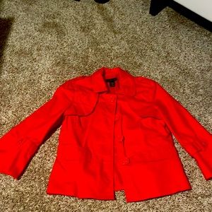 Rafaella Pink Trench Jacket